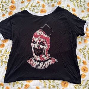 Vera’s Eyecandy Art the Clown Ringer Tee